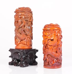2 Chinese carved seal