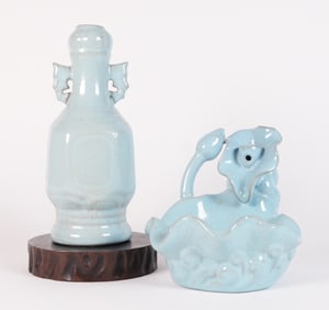 Lots Chinese celadon porcelains
