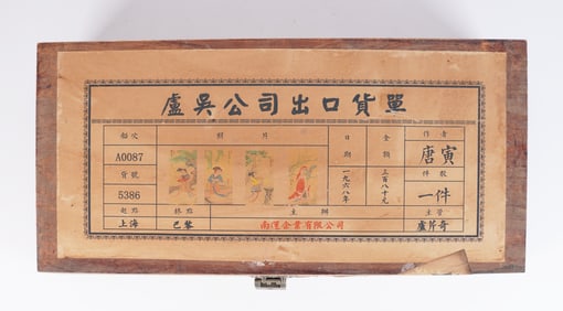 Lots Chinese scrolls in box