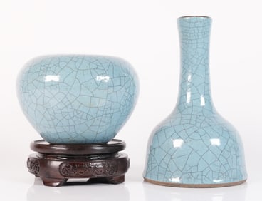 Lots Chinese crackled vase