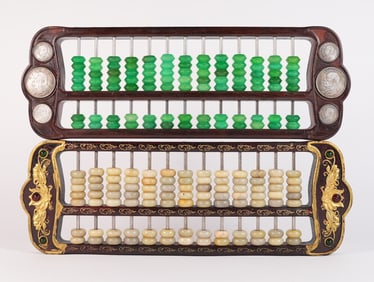 Lots Chinese abacus