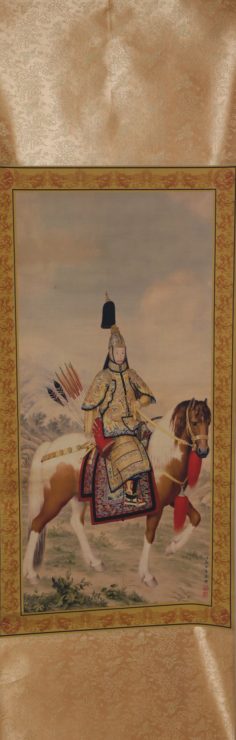 Chinese long scroll in box (1 of 6)