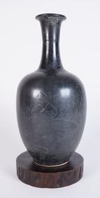 Chinese black vase
