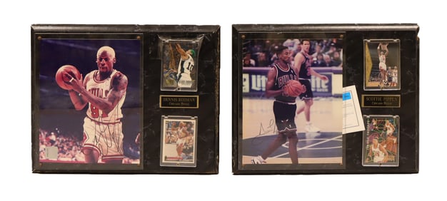 Lots NBA star signed photo