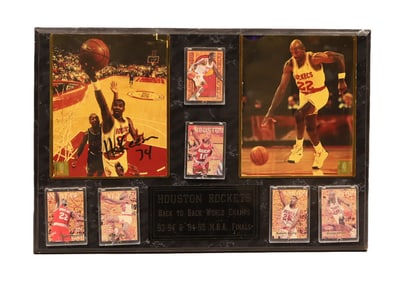 Lots NBA star signed photo