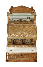 Antique National cash register