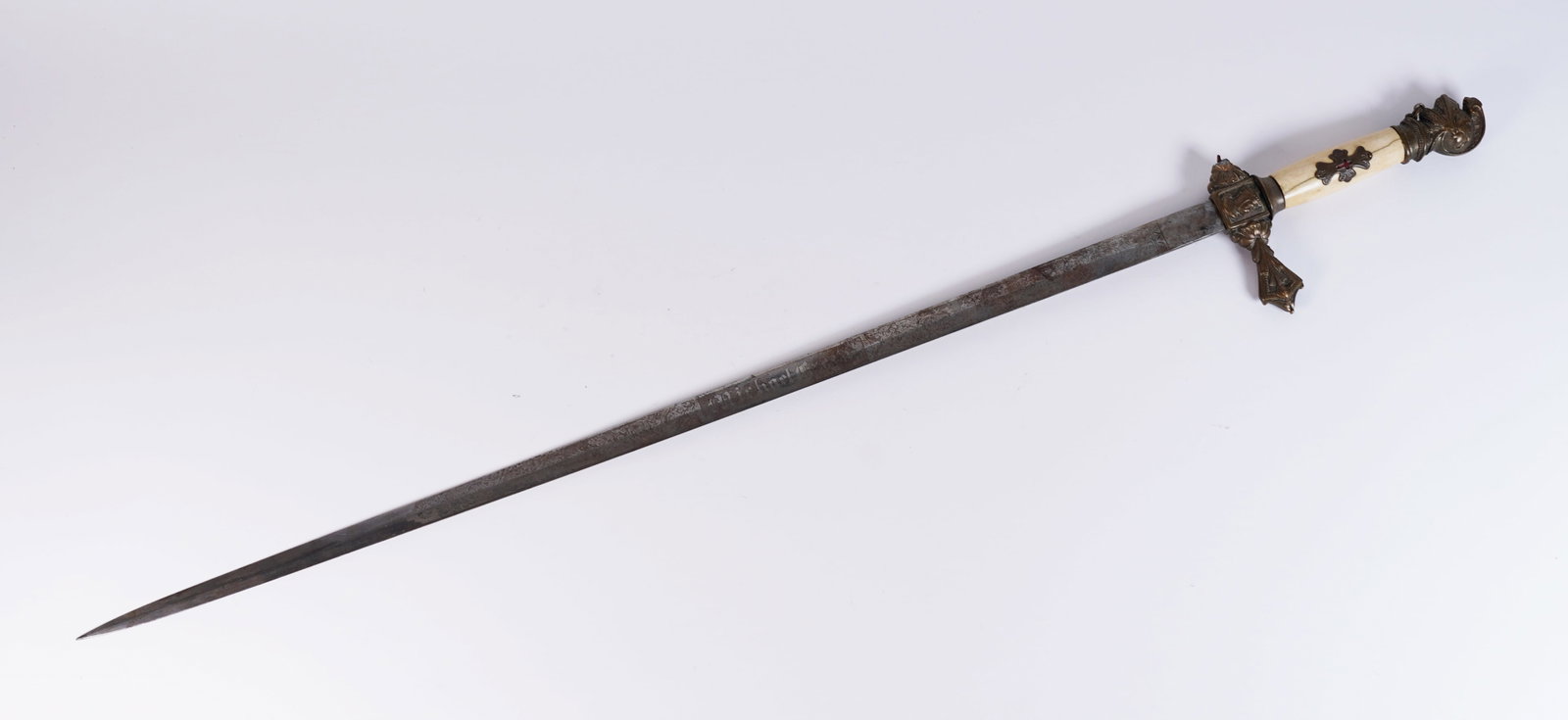 Antique long sword: Antique long sword.