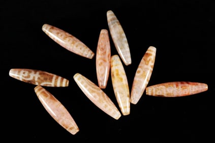 Lots Tibetan dzi beads