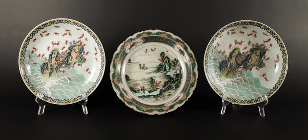Lots Chinese fine plates