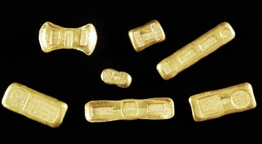 Lots Chinese ingots ungraded