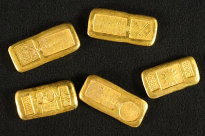 Lots Chinese ingots ungraded
