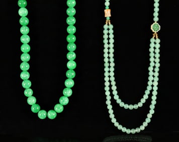 Lots Chinese beaded necklaces