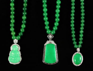 Lots Chinese fine necklaces