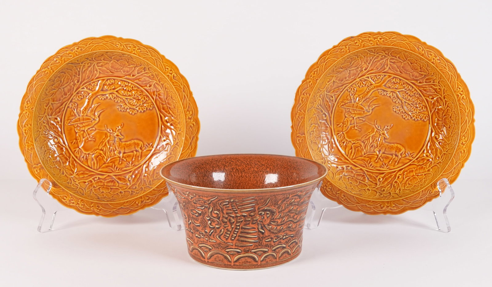 Lots Chinese porcelains: Lots Chinese poreclains, largest H: 3" x W: 6.2."