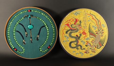 Chinese fine court bead in box