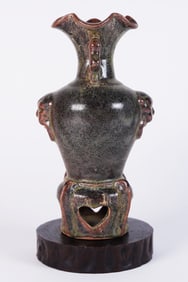Chinese black vase