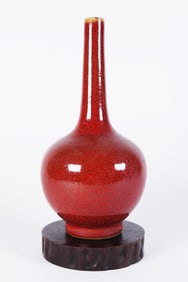 Chinese red vase
