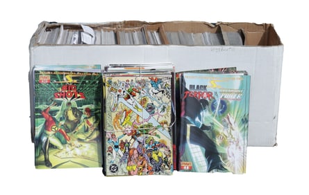 Bulk box full of vintage comics