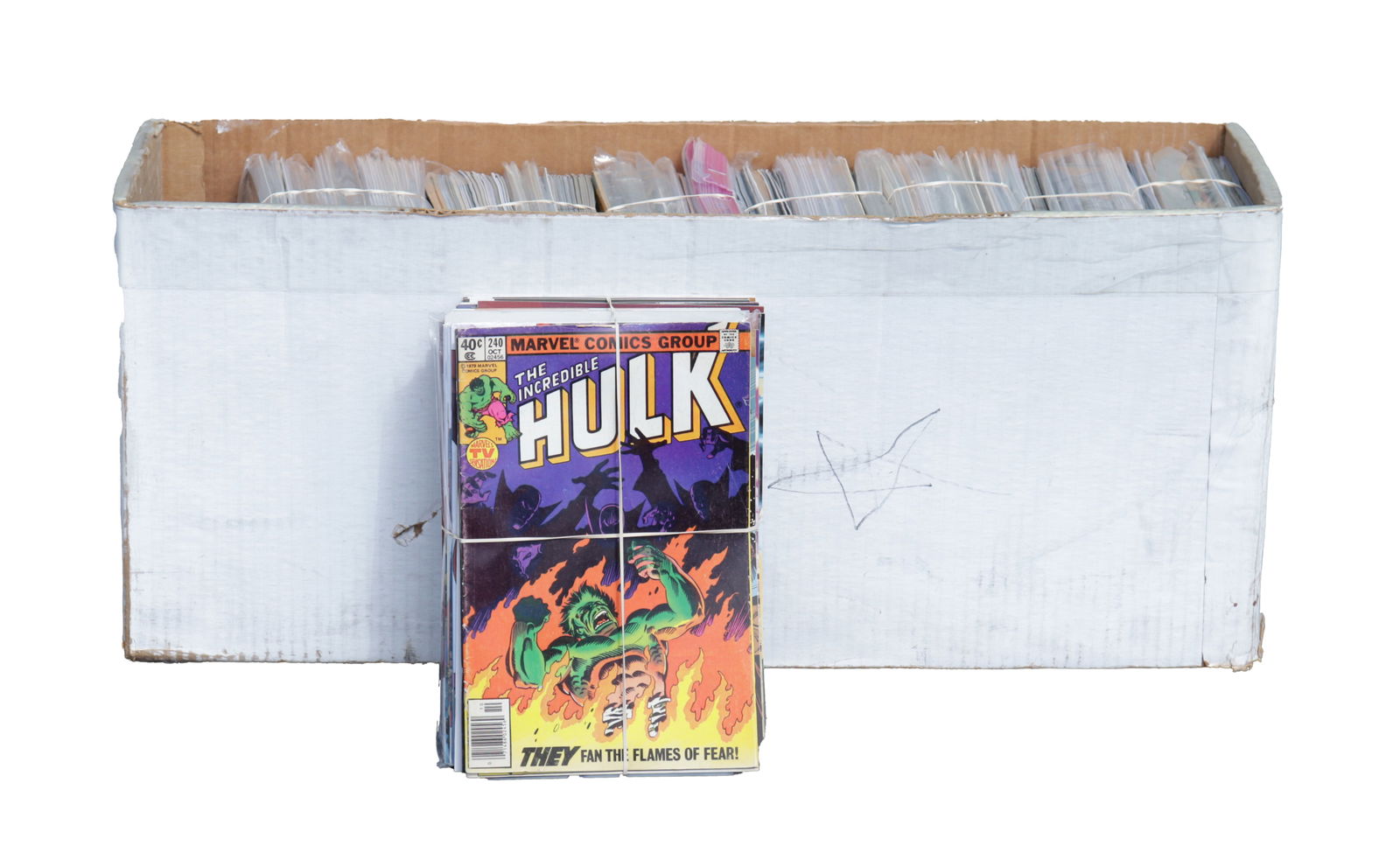 Bulk box full of vintage comics (1 of 4)