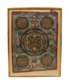 Tibetan framed art
