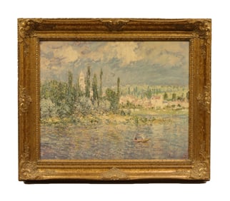 A large framed art