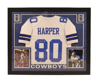 Alvin Harper signed jersey