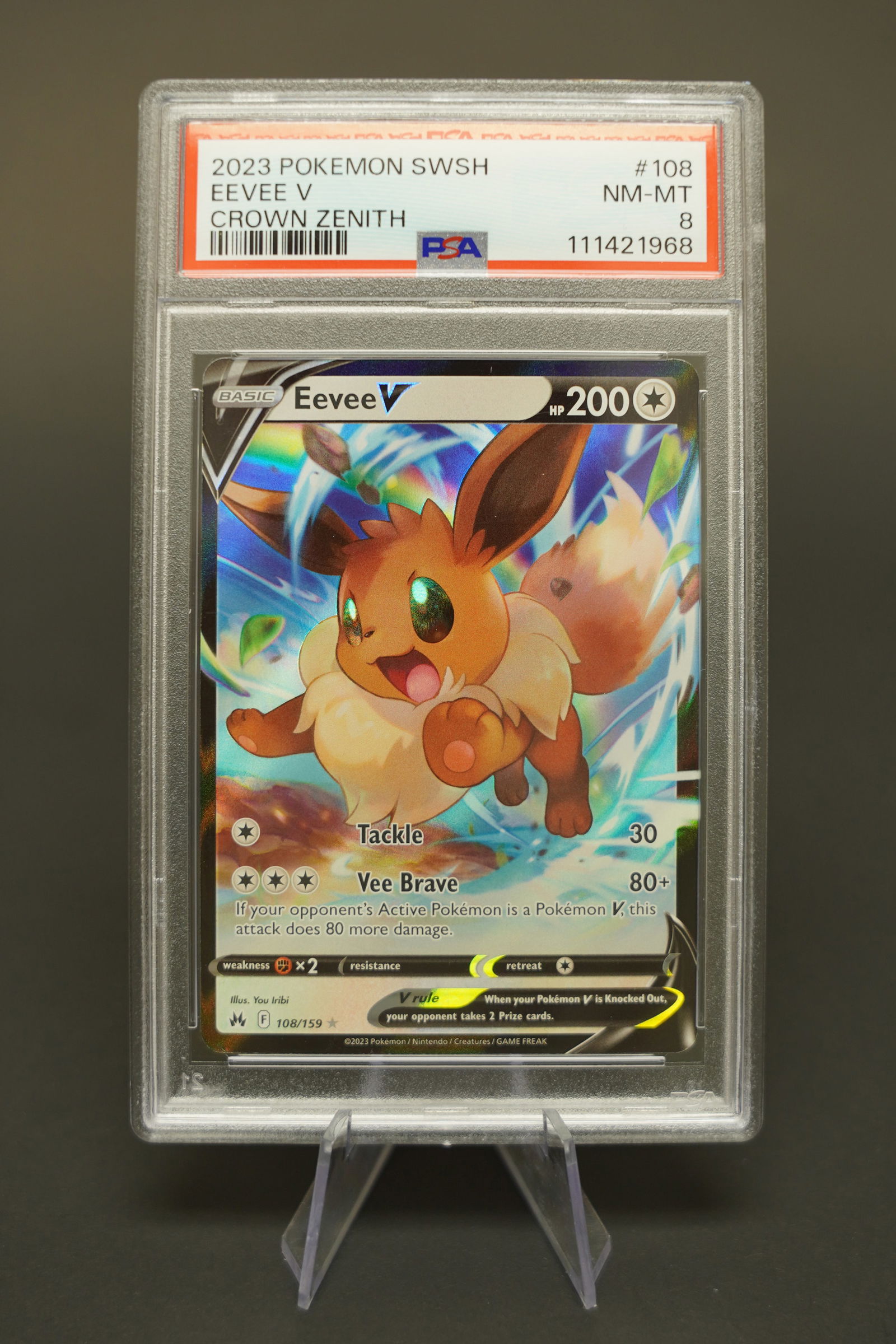 2023 Pokemon PSA 8 card (1 of 4)