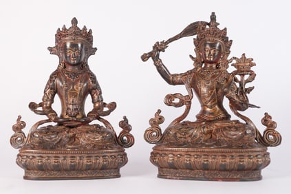 Lots Chinese buddha statue