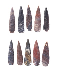 Lots fine arrowhead