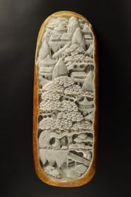 Chinese heavy boulder carving