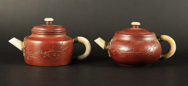 Lots Chinese clay teapots