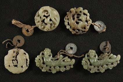Lots Chinese fine jade