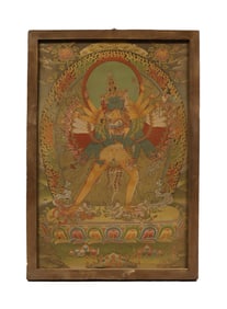 Tibetan fine framed art