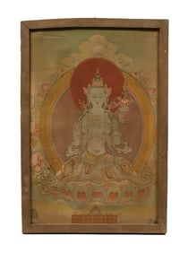 Tibetan fine framed art