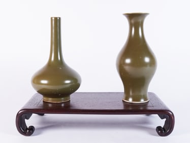 Lots Chinese green vase