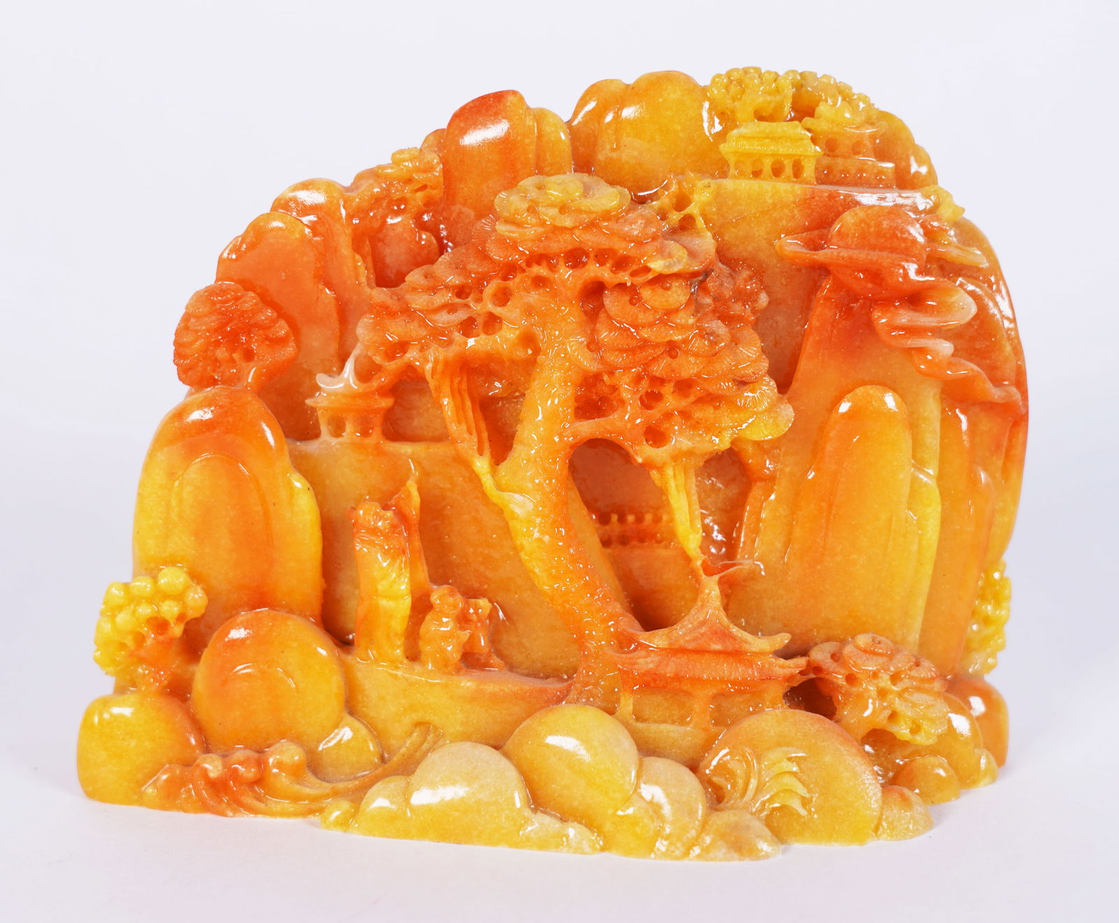 Chinese fine carved boulder (1 of 7)