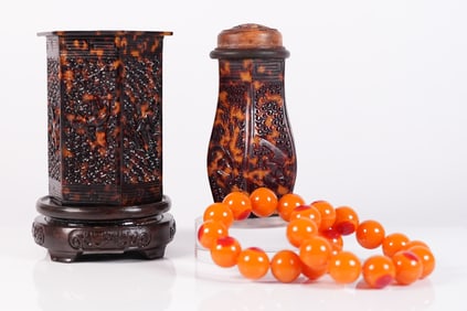 Lots Chinese items cricket box