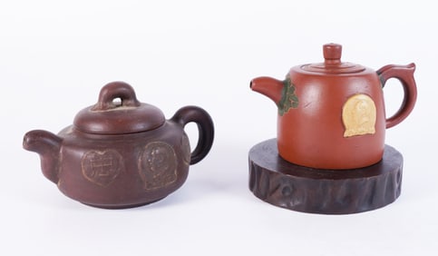 Lots Chinese clay teapots