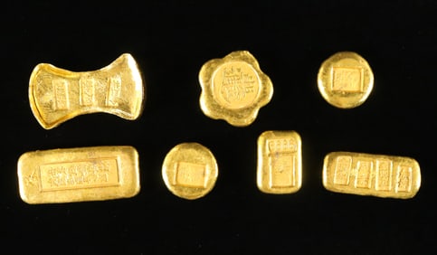 Lots Chinese ingots ungraded