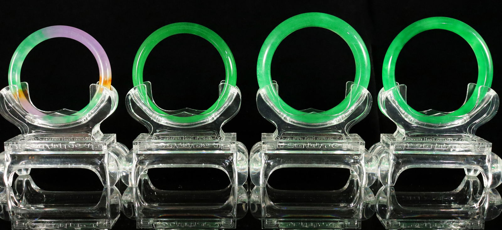 Lot Chinese fine bangles (1 of 6)