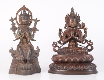 Lots Chinese carved buddha