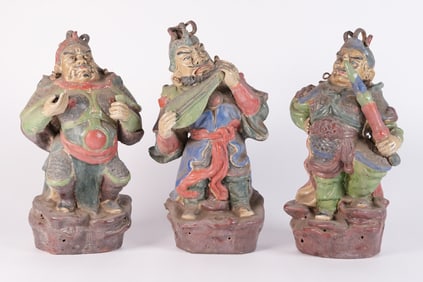 Lots Chinese warrior figures