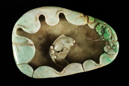 Chinese fine carved washer