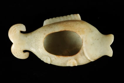 Chinese fine jade fish