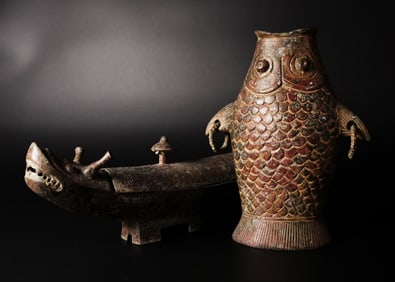 Lots Chinese bronze vessels