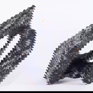 A possible meteorite: A possible meteorite, in unusual shape.