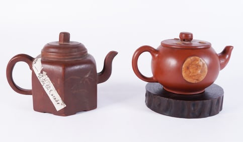 Lots Chinese clay teapots