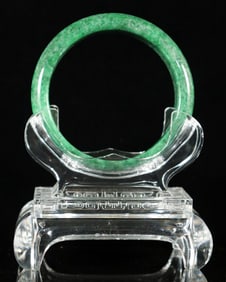 Chinese fine apple green bangle
