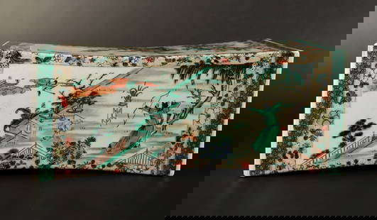 Chinese antique porcelain: Chinese antique porcelain. H: 14" x W: 5.5."