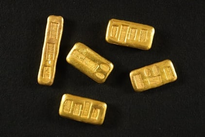 Lots Chinese ingots ungraded